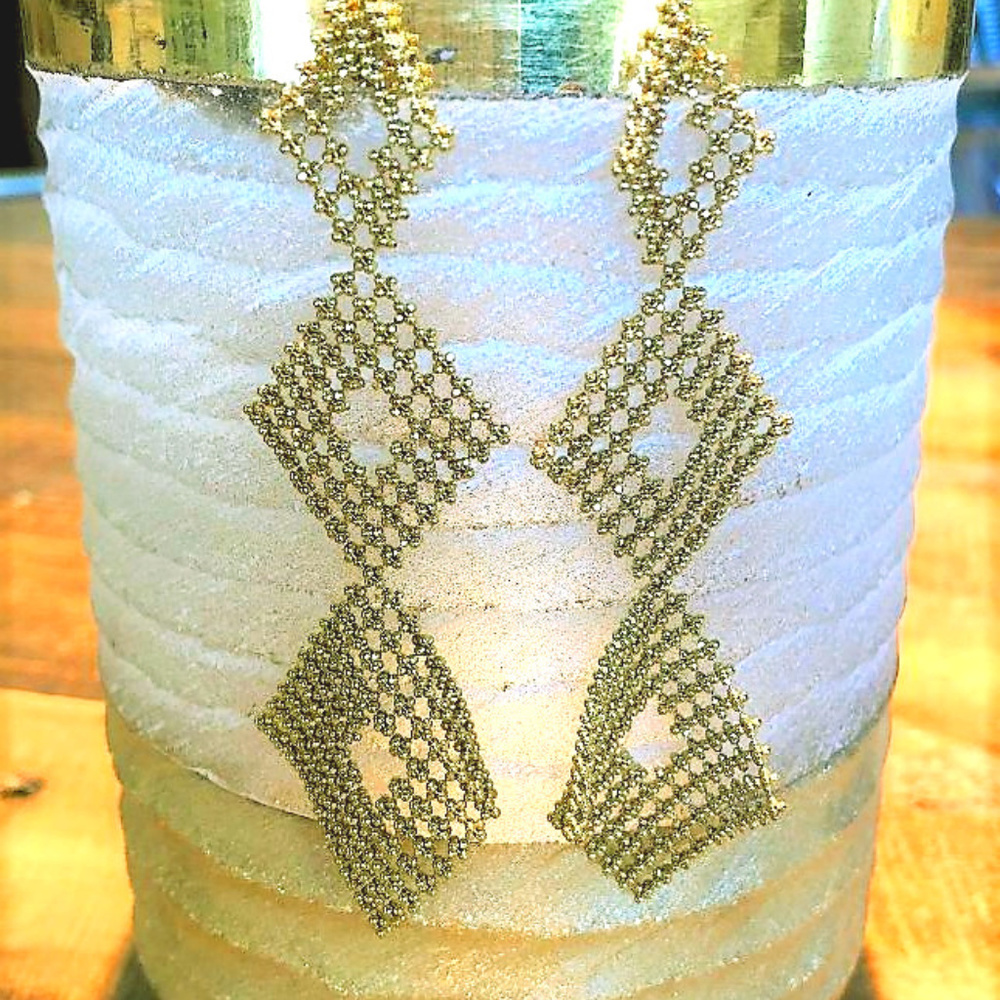 Tiffany & Co.18k gold Elsa Perreti Dangle Earrings